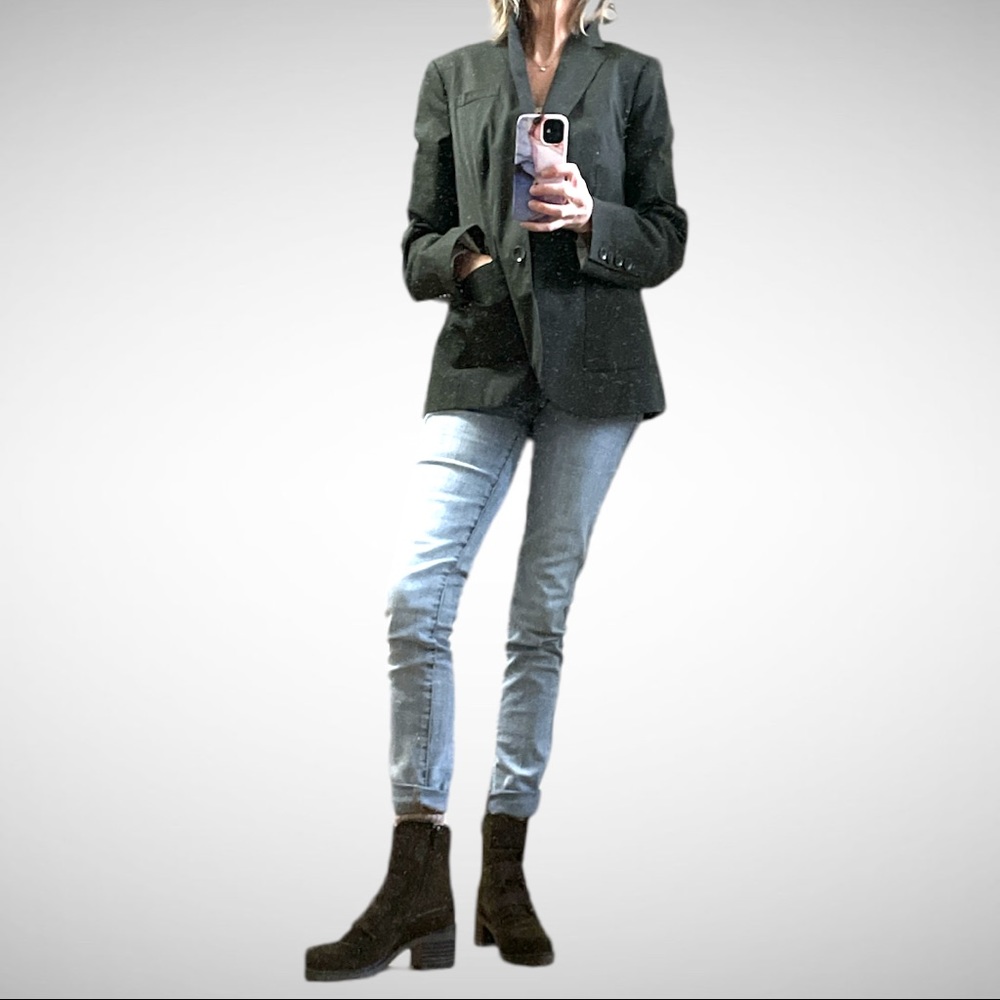 Luisa Cerano Forest Green Blazer 10